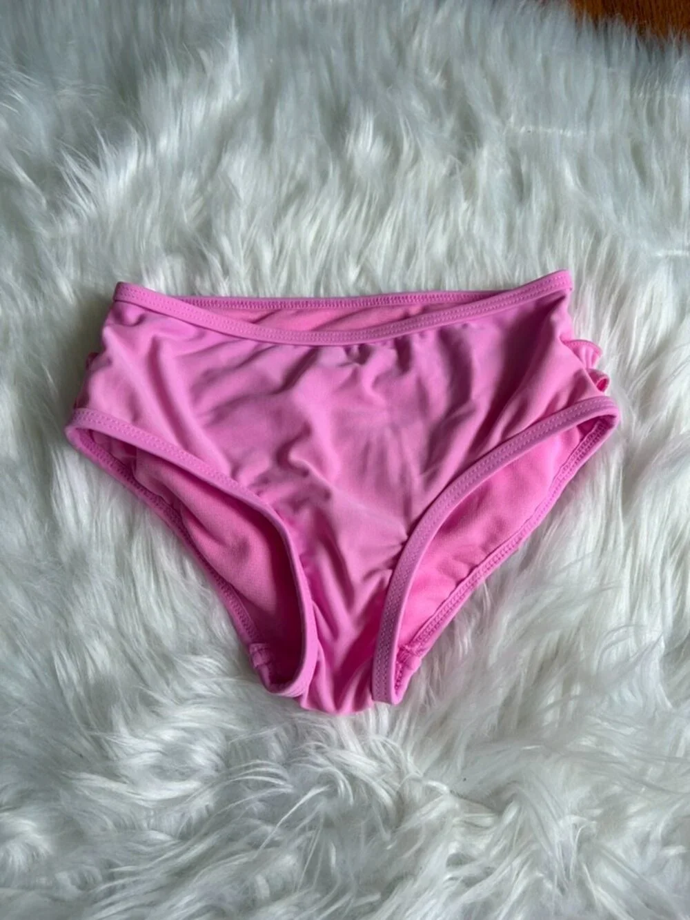RuffleButts Pink Bathing Suit Bottoms Girls 6